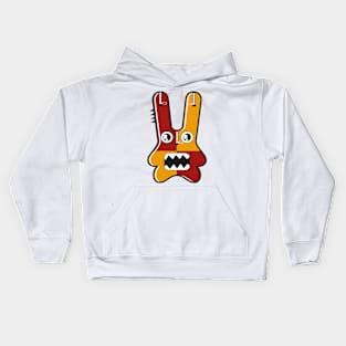 Funny cute cartoon monster Kids Hoodie